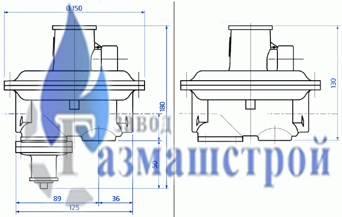 Регулятор давления газа Актарис (Actaris) RB 1200