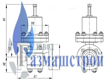 Регулятор давления РД 110 на Рвых =0,03…1,0 кгс/см² регулятор давления рд 110 на рвых =0,03…1,0 кгс/см²