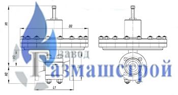 Регулятор давления РД 110 на Рвых =0,03…1,0 кгс/см² регулятор давления рд 110 на рвых =0,03…1,0 кгс/см²